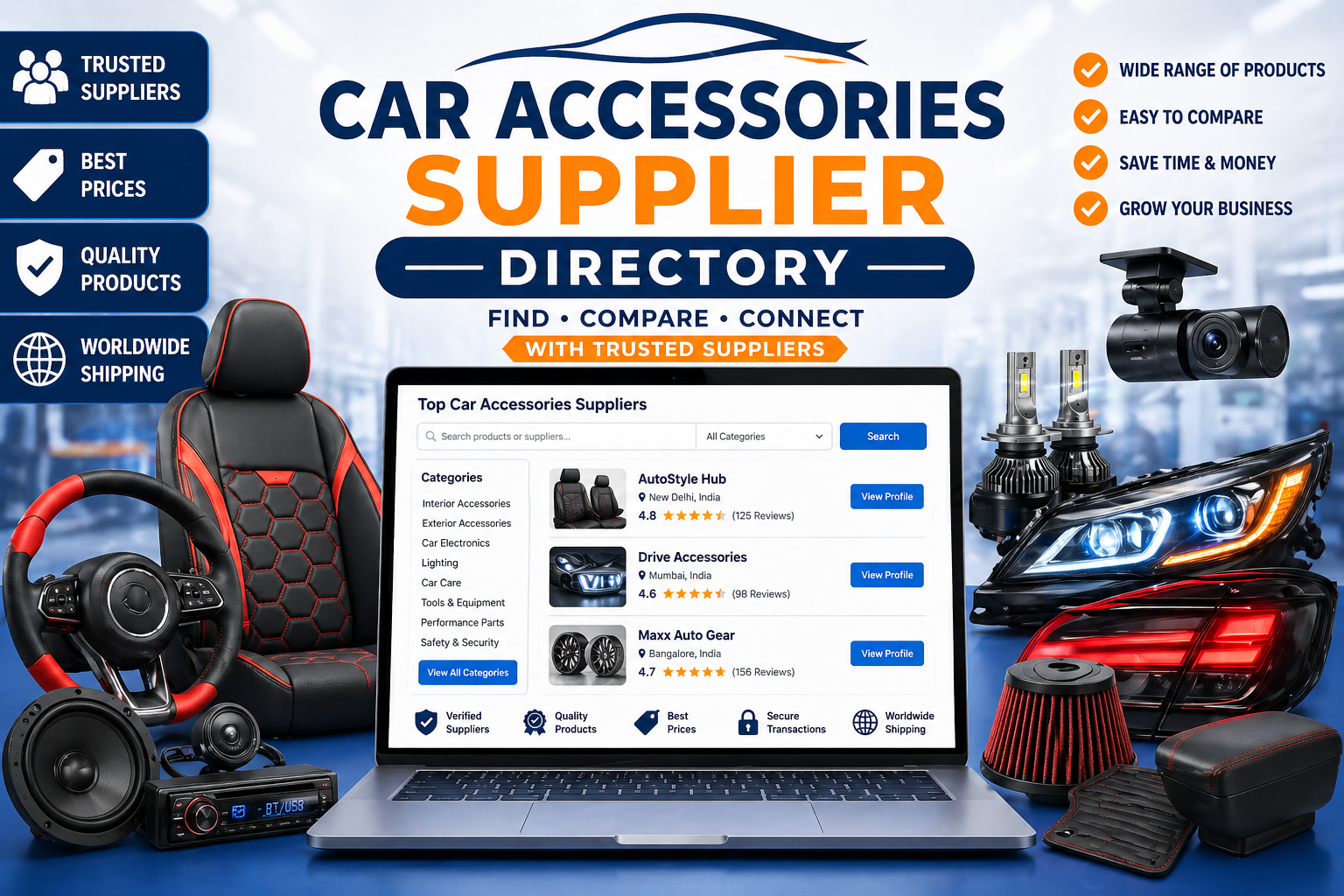 Car Accessories Supplier Directory