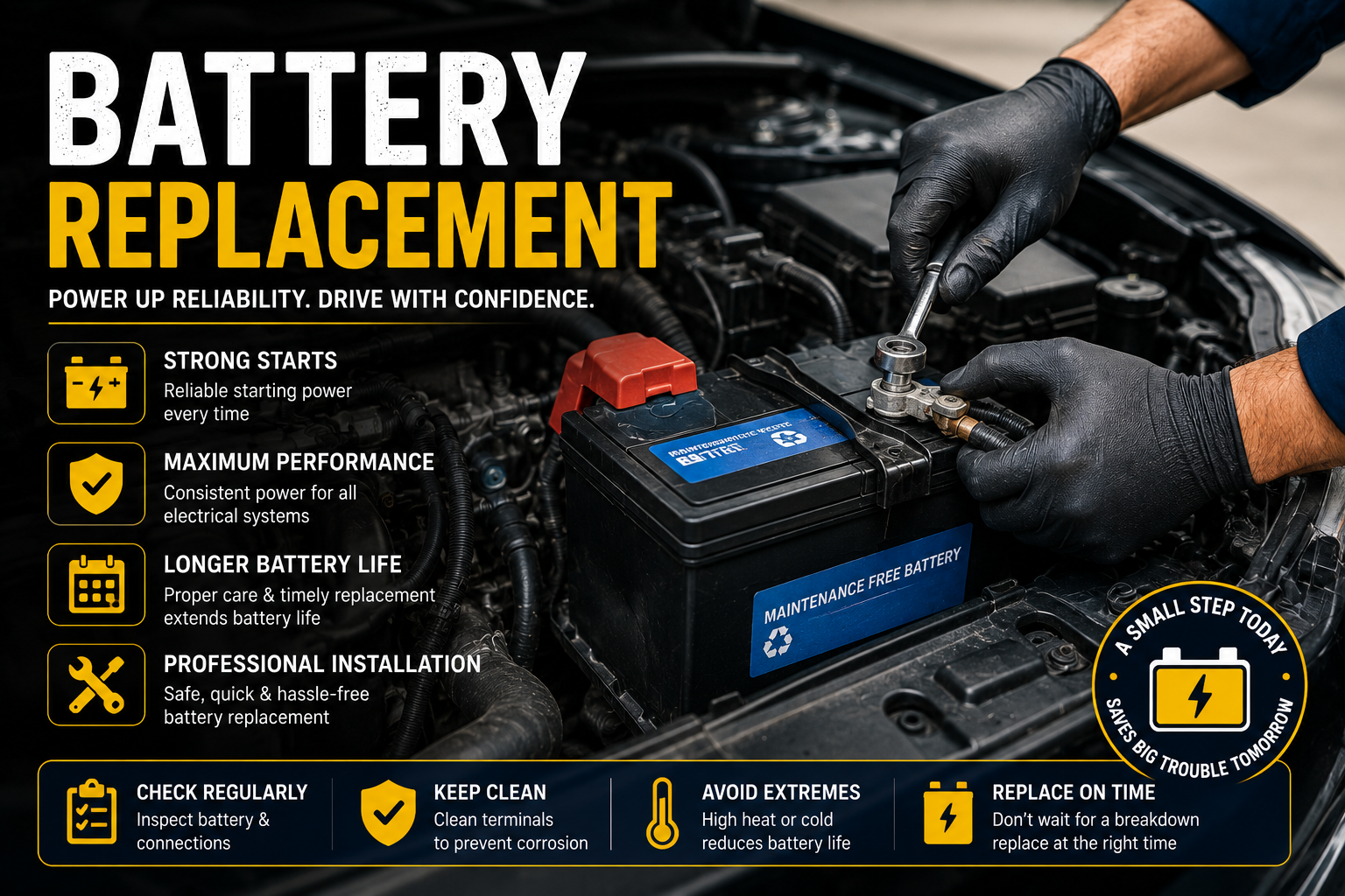 Battery Replacement: The Simple Repair That Can Save You From Being Stranded